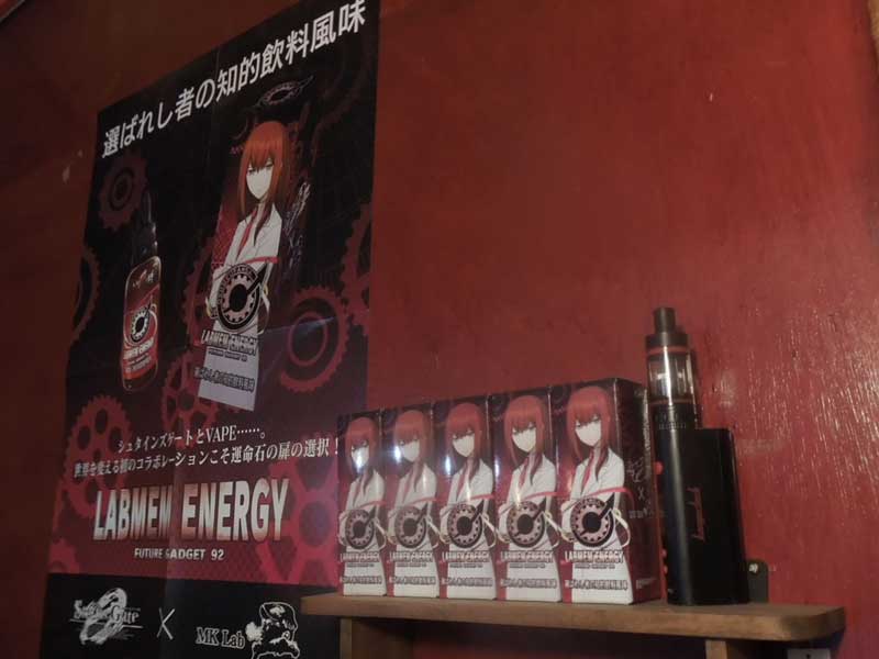 MK Lab x STEINS;GATE �R���{ Vape e���L�b�h�A�I�΂ꂵ�҂̒m�I�������� 30ml Future Gadget 92