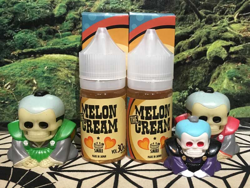 MK Lab x SMILE(�� VAPES �T�L�R&nbsp;) �R���{���[�V���� MELON CREAM 30ml ������ �N���[��