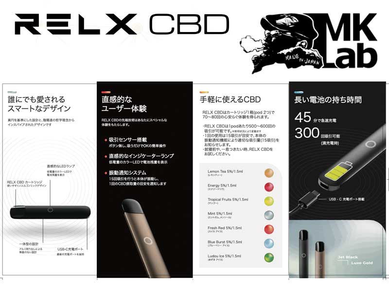 MK LAB x RELX CBD �����b�N�X �p���t���b�g�A�f�[�^�A�C���[�W�W