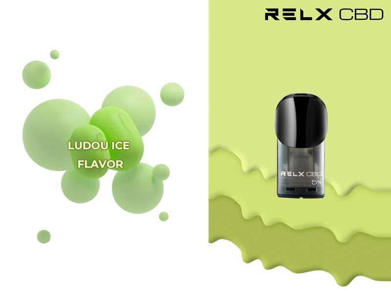 MK LAB x RELX CBD　カートリッジ Ludou Ice (あずきアイス)2本セット
