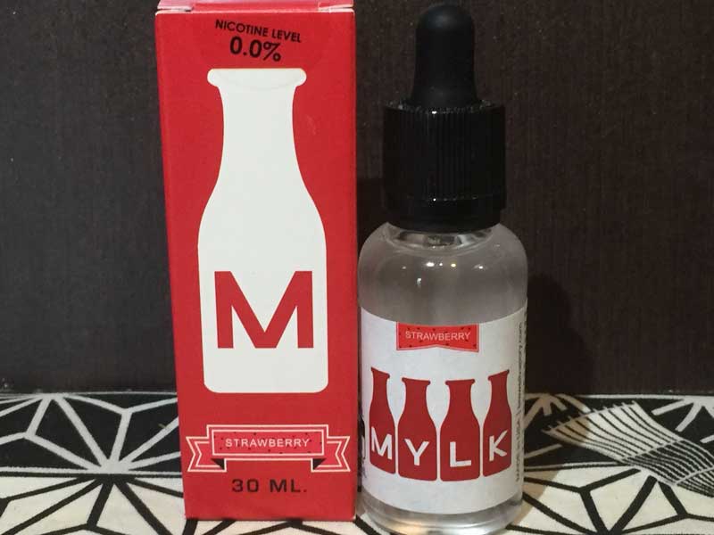 US Vape E-Liquid MYLK by Brewell Vapory Strawberry Milk 30ml �X�g���x���[�~���N
