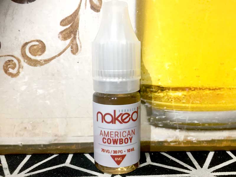 USA e-liquid Naked 100 Tobacco American Cowboy 10ml �A�����J���J�E�{�[�C �}���{���@�^�o�R 