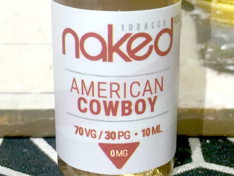 USA e-liquid Naked 100 Tobacco American Cowboy 10ml �A�����J���J�E�{�[�C �}���{���@�^�o�R 