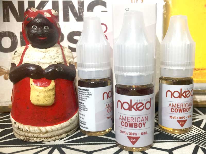 USA e-liquid Naked 100 Tobacco American Cowboy 10ml �A�����J���J�E�{�[�C �}���{���@�^�o�R 