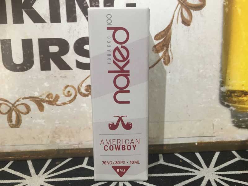USA e-liquid Naked 100 Tobacco American Cowboy 10ml �A�����J���J�E�{�[�C �}���{���@�^�o�R 