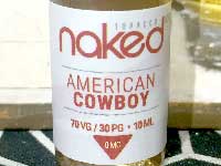 USA e-liquid Naked 100 Tobacco American Cowboy 10ml �A�����J���J�E�{�[�C �}���{���@�^�o�R 