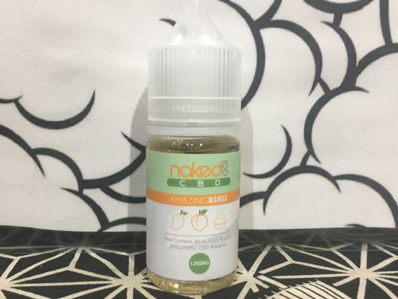 Naked 100 CBD/Amazing Mango 30ml/CBD 1200mg �s�[�`�N���[�����n�}���S�[