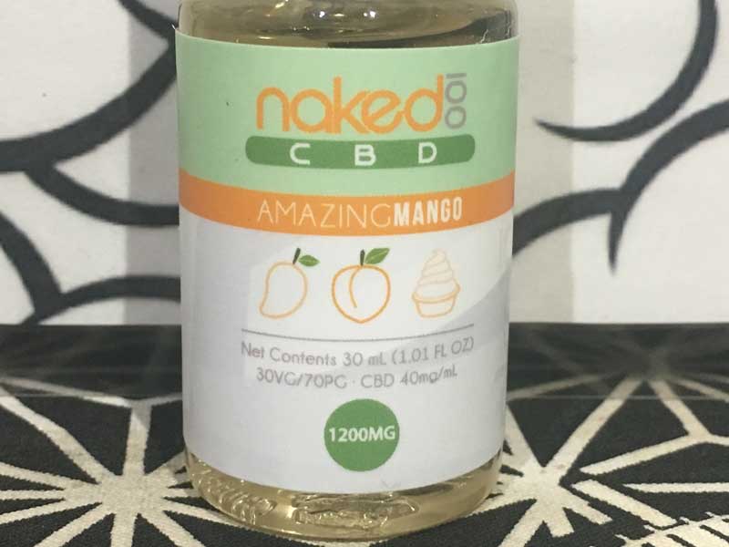 Naked 100 CBD/Amazing Mango 30ml/CBD 1200mg �s�[�`�N���[�����n�}���S�[