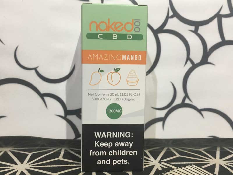Naked 100 CBD/Amazing Mango 30ml/CBD 1200mg �s�[�`�N���[�����n�}���S�[