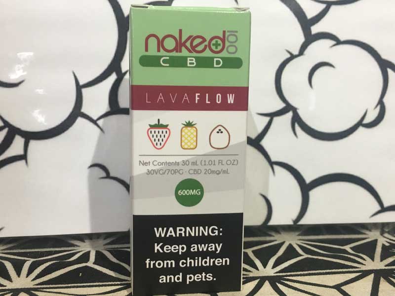 Naked 100 CBD/Lava Flow 30ml/CBD 600mg�A�X�g���x���[x�R�R�i�b�cx�p�C�i�b�v��