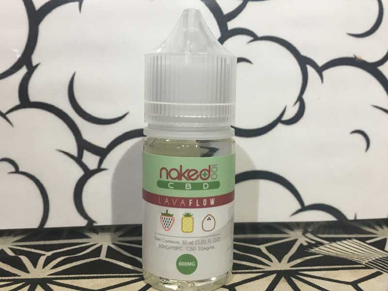 Naked 100 CBD/Lava Flow 30ml/CBD 600mg�A�X�g���x���[x�R�R�i�b�cx�p�C�i�b�v��
