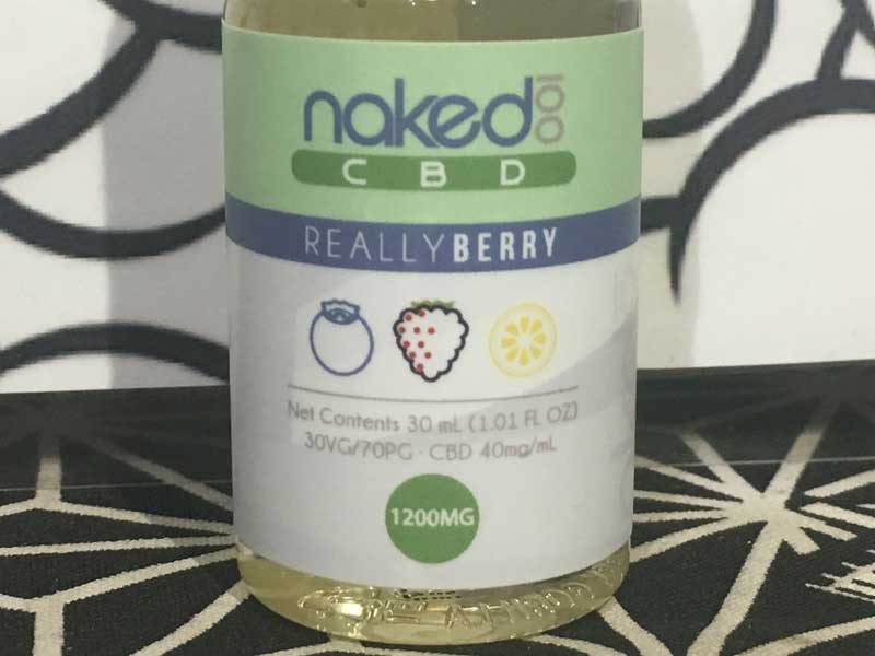Naked 100 CBD/Really Berry 30ml/CBD 1200mg �Â��u���[�x���[x�u���b�N�x���[