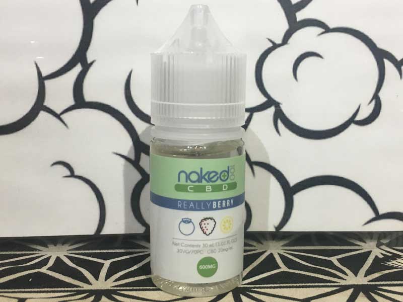 Naked 100 CBD/Really Berry 30ml/CBD 600mg �Â��u���[�x���[x�u���b�N�x���[