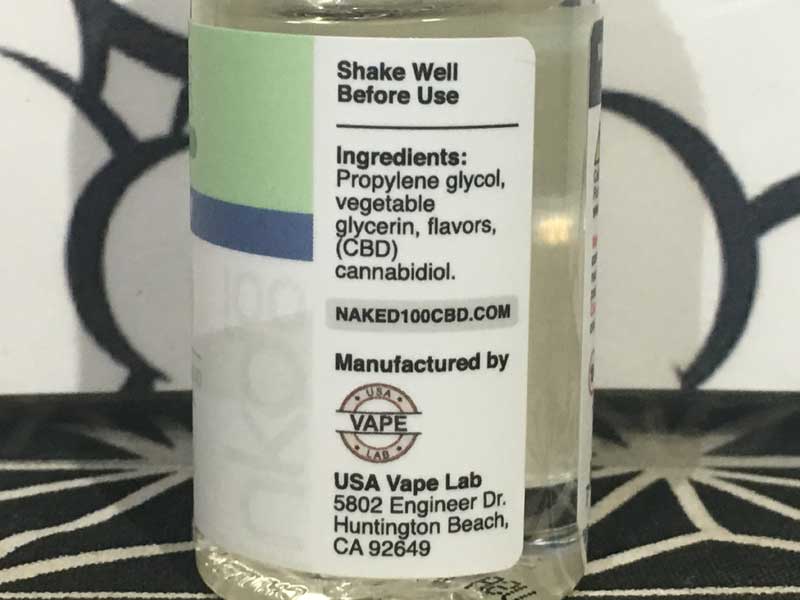 Naked 100 CBD/Really Berry 30ml/CBD 600mg �Â��u���[�x���[x�u���b�N�x���[