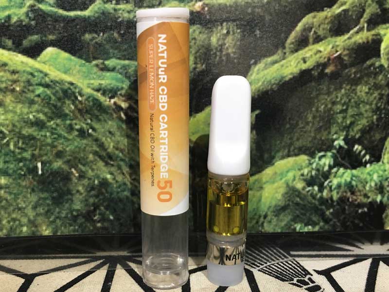 NATUuR CBD �i�`���[�� CBD Oil Cartridge 50% Super Lemon Haze �e���y���z�� �X�[�p�[�������w�C�Y
