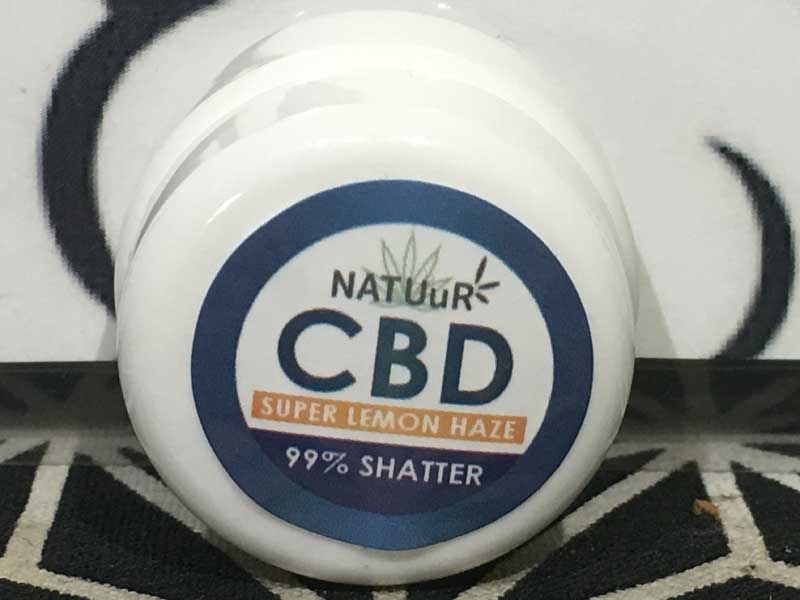NATUuR CBD 99% Shatter 0.5g �e���y���z�� ���b�N�X �V���b�^�[ 0.5g Super Lemon Haze