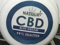 NATUuR CBD 99% Shatter 0.5g テルペン配合 ワックス シャッター 0.5gBlue Dream ブルードリーム