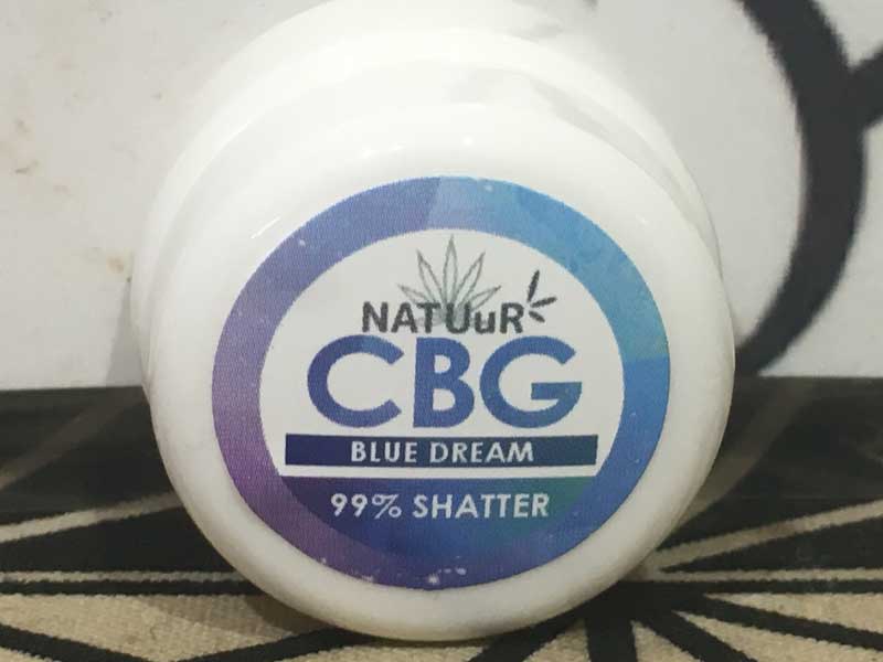 NATUuR CBG 99% Shatter 0.5g �e���y���z�� ���b�N�X �V���b�^�[ 0.5gBlue Dream �u���[�h���[��