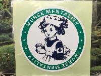 Deadstock NURSE MENTALITY Sticker 1980�`1990�N��f�b�h�X�g�b�N �i�[�X�����^���e�B�[�@�X�e�b�J�[�@