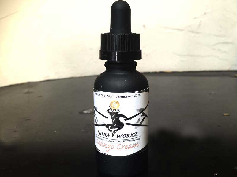 ���{�� VAPE E���L�b�h�@NINJA WORKZ Mango Cream �j���W�����[�N�X�A�}���S�[�N���[��