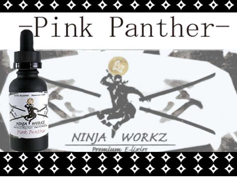���{�� VAPE E���L�b�h�@NINJA WORKZ Pink Panther�@ �j���W�����[�N�X �s���N�p���T�[ 