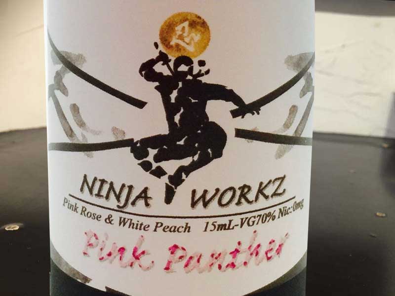 ���{�� VAPE E���L�b�h�@NINJA WORKZ Pink Panther�@ �j���W�����[�N�X �s���N�p���T�[ 