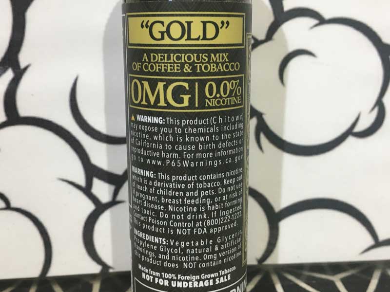 US Vape E-Liquid OPMH Project Watson Gold �^�o�R x �R�[�q�[