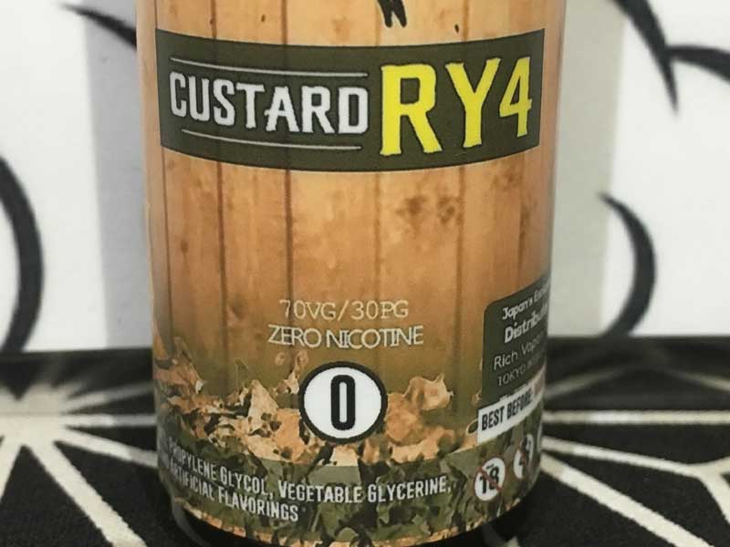 POINT ZERO CLASSICZ RY4 EDITION Custard 60ml ���{�ďC �t�B���s�����L�b�h RY4x�J�X�^�[�h