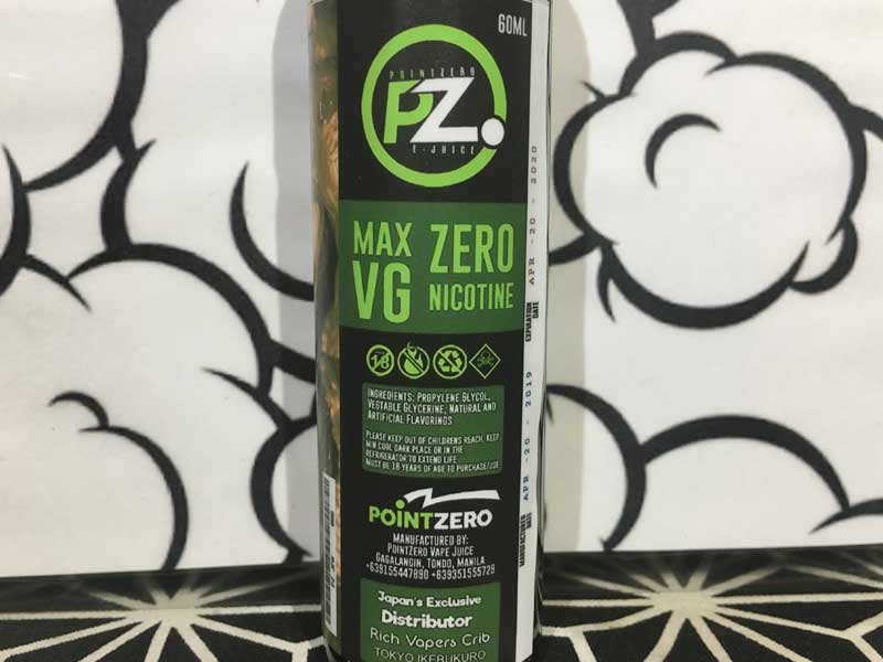 POINTZERO�@Wet Peanut 60ml ���{�ďC �t�B���s�����L�b�h�@�|�C���g�[�� �E�F�b�g �s�[�i�c