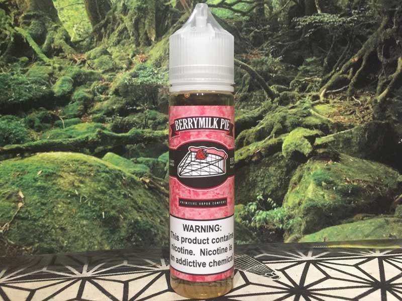 US E-Liquid BERRY�@MILK PIE 60ml �x���[ �~���N�p�C by Primitive Vapor �v���~�e�B�u�x�C�p�[