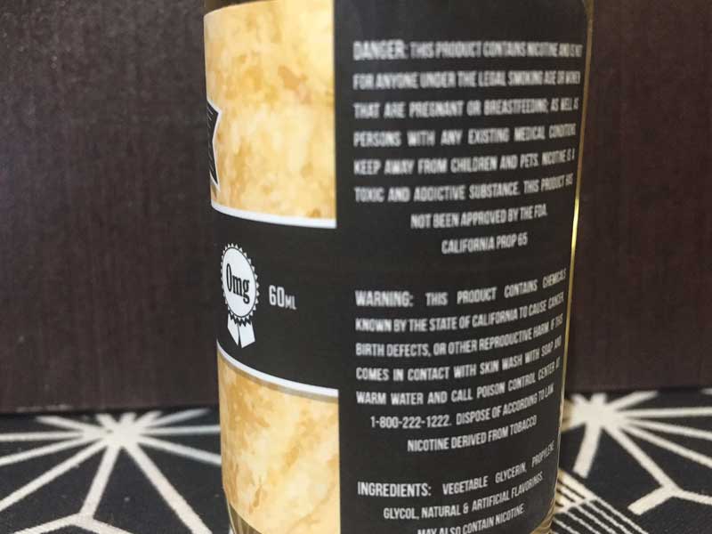 US Vape E-Liquid ButterMILK PIE 60oml �o�^�[�~���N�p�C by Primitive Vapor �v���~�e�B�u�x�C�p�[