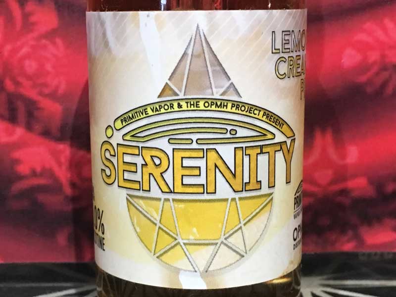US E-Liquid Serenity 60ml by Primitive Vapor �v���~�e�B�u�x�C�p�[ �Z���j�e�B�[�@�������N���[���p�C