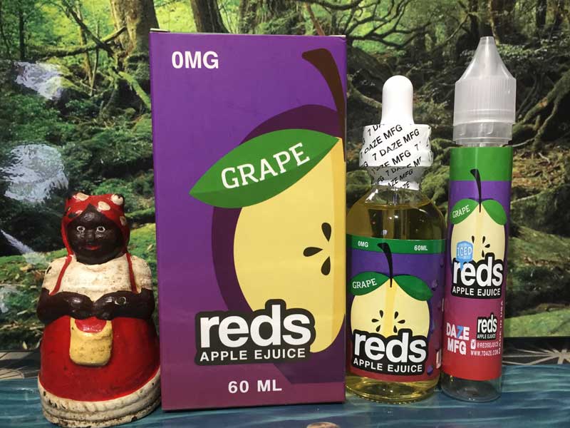 US Liquid Reds Apple E-Juice/Reds Ice Grape 60mlA