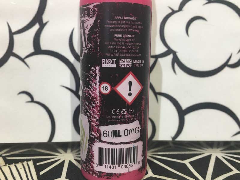 UK���IPunk Grenade by RIOT SQUAD Apple Grenade 60ml �A�b�v���������l�[�hx������