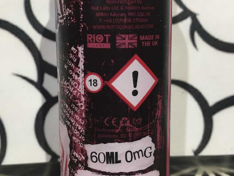 Punk Grenade by RIOT SQUAD Raspberry Grenade60ml ���Y�x���[�������l�[�hx�y��������