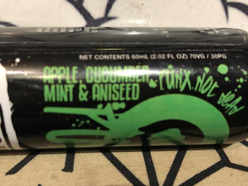 PUNX BY RIOT RIOT SQUAD/Apple�ACucumber�AMint and Aniseed 60ml