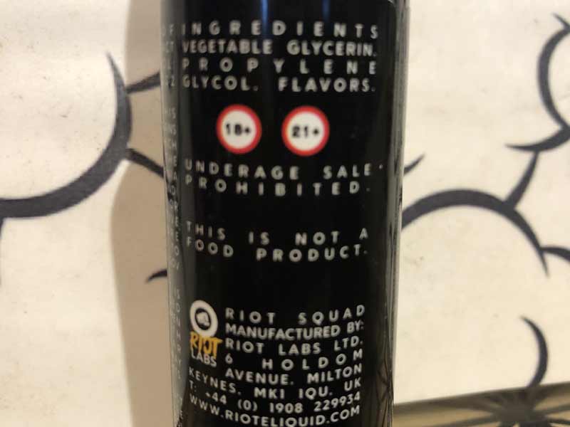 PUNX BY RIOT RIOT SQUAD/Apple�ACucumber�AMint and Aniseed 60ml