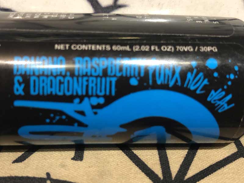 PUNX BY RIOT RIOT SQUAD/Banana Raspberry & Dragon Fruit 60ml