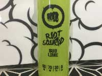 UK発！Riot Squad、SUBLIME 60ml ライオットスカッド、甘酸っぱいレモン ライム x ほんのりと清涼感