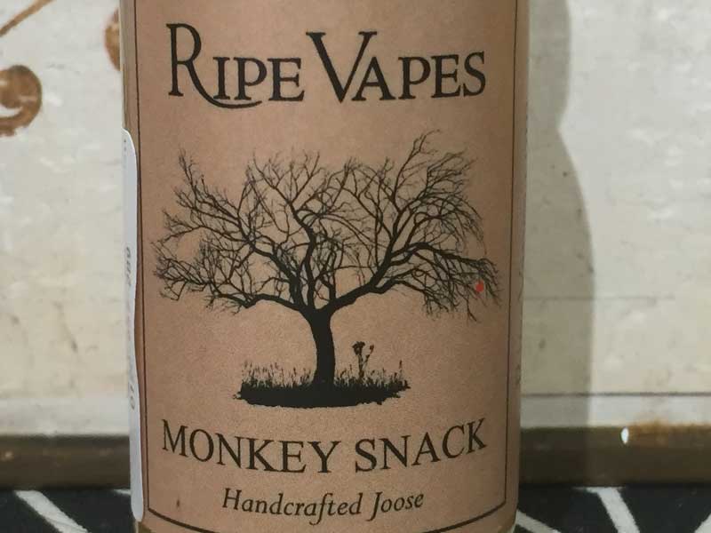 RIPE VAPES Monkey Snack 30ml モンキースナック　バナナ、ピーナッツバター、クリーム