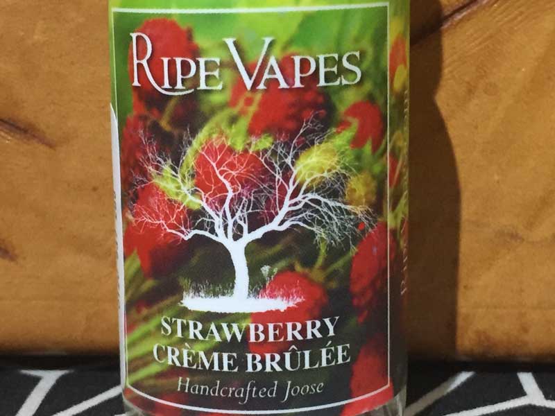 US Vape e���L�b�h RIPE VAPES Strawberry CreamBrulee 30ml  �X�g���x���[�N���[���u������