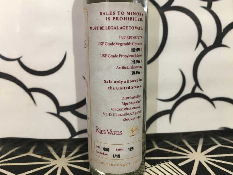 RIPE VAPES VCT LIMITED SERIES�@Coconuts 60ml ���C�v�׃C�v�X �o�j���J�X�^�[�hx�R�R�i�b�c