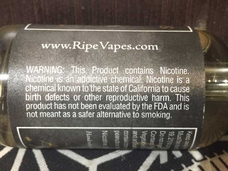 US Vape e���L�b�h RIPE VAPES  VCT 30ml ���C�v�׃C�v�X �o�j���J�X�^�[�hx�^�o�R��E�W���[�X