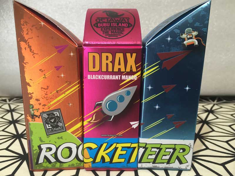 マレーシア製 清涼感満点のVape Eリキッド ROCKETEER by BUBU ロケッティア ブブ DRAX