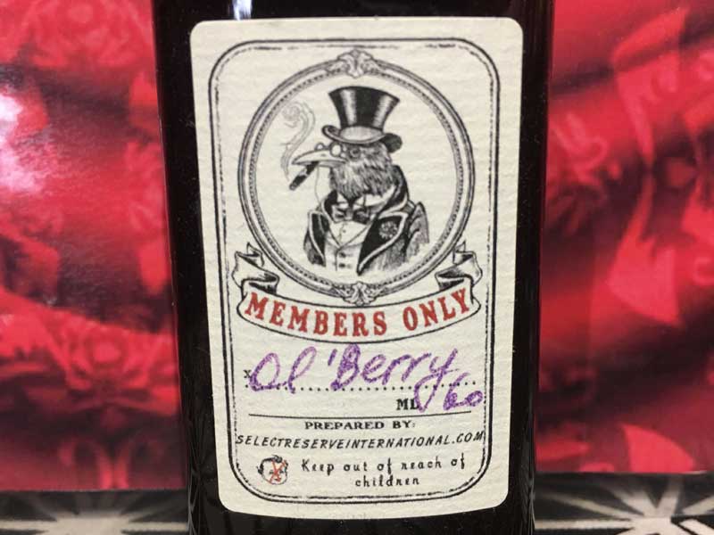 Tark's Select Reserve/Members Only/Ol' Berry60ml �����o�[�Y�I�����[ �@�I���E�x���[�@�x���[�^�o�R