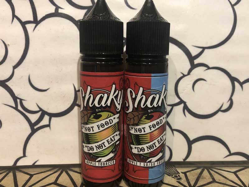 Shaky Brews/AppleT50/50Frozen 60ml �V�F�[�L�[�u�����[�Y �A�b�v���^�o�R & �t���[�Y��mix