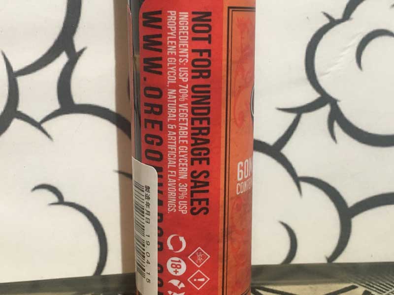 US���L�b�h Shaky Brews Peach Tobacco 60ml �V�F�[�L�[�u�����[�Y �s�[�`�^�o�R