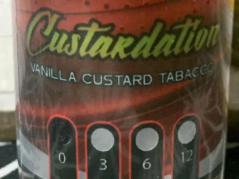 Demon Vape Custardation 60ml �f�[���� �x�[�v�J�X�^�[�f�[�V���� �J�X�^�[�h�v������