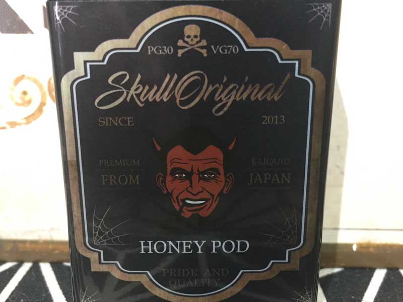 ���{�� e-Liquid Skull Original Honey Pod �A�X�J���I���W�i���A�n�j�[�|�b�h
