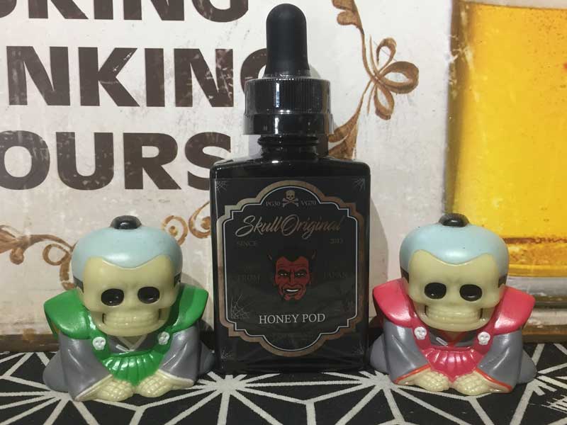 ���{�� e-Liquid Skull Original Honey Pod �A�X�J���I���W�i���A�n�j�[�|�b�h
